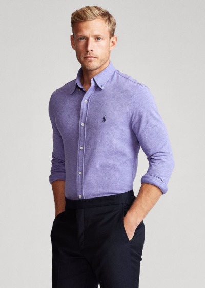 Camisa Polo Ralph Lauren Featherweight Mesh Homem 72934-TGBE